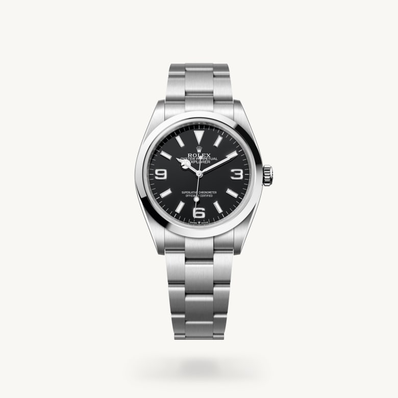 Rolex explorer in Oystersteel, m124270-0001 - Nam Sawang