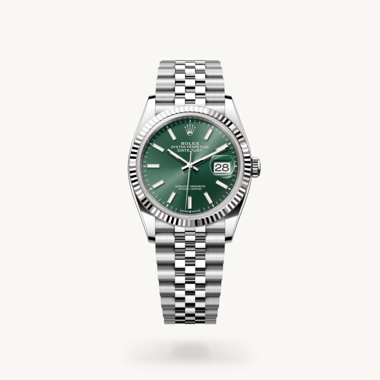 Rolex datejust in White Rolesor, m126234-0051 - Nam Sawang