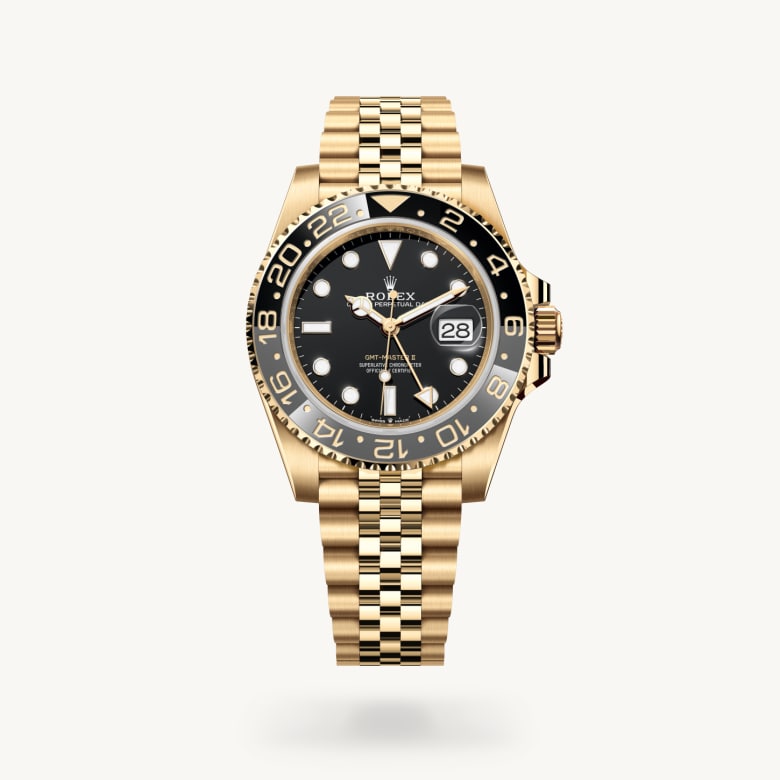 Rolex gmt-master-ii in 18 ct yellow gold, m126718grnr-0001 - Nam Sawang