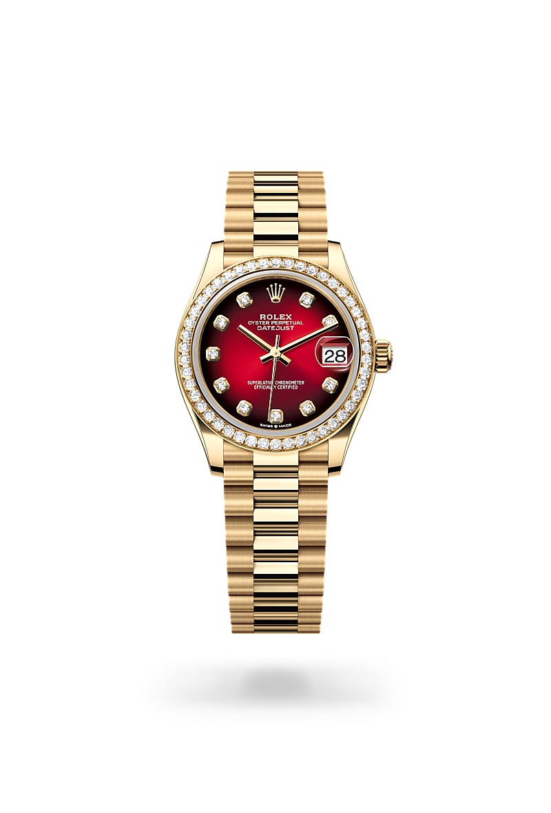 Rolex datejust in 18 ct yellow gold, m278288rbr-0041 - Nam Sawang