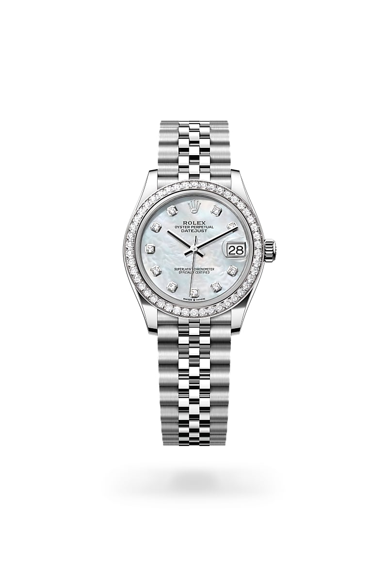 Rolex datejust in White Rolesor, m278384rbr-0008 - Nam Sawang