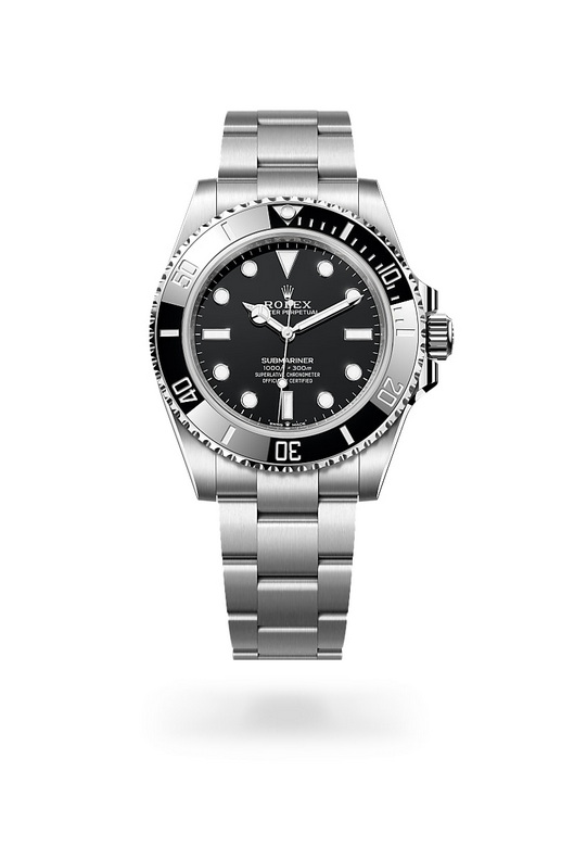 Rolex submariner ในวัสดุ Oystersteel, m124060-0001 - นำสว่าง