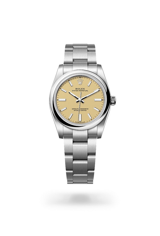 Rolex oyster-perpetual in Oystersteel, m124200-0007 - Nam Sawang