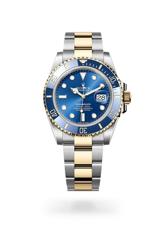 Rolex submariner ในวัสดุ Yellow Rolesor, m126613lb-0002 - นำสว่าง