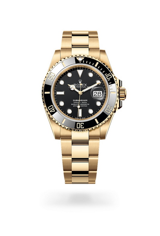 Rolex submariner ในวัสดุ ทองคำ 18 กะรัต, m126618ln-0002 - นำสว่าง