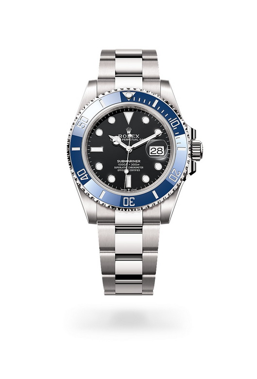 Rolex submariner ในวัสดุ ทองคำขาว, m126619lb-0003 - นำสว่าง