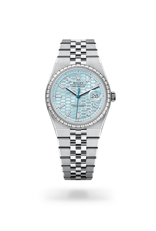 Rolex land-dweller ในวัสดุ แพลทินัม, m127286tbr-0001 - นำสว่าง