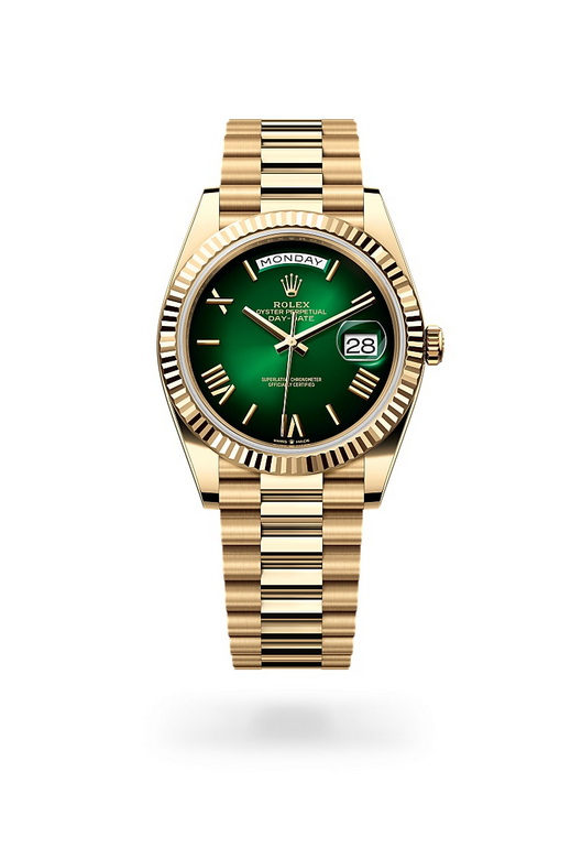Rolex day-date ในวัสดุ ทองคำ 18 กะรัต, m228238-0069 - นำสว่าง
