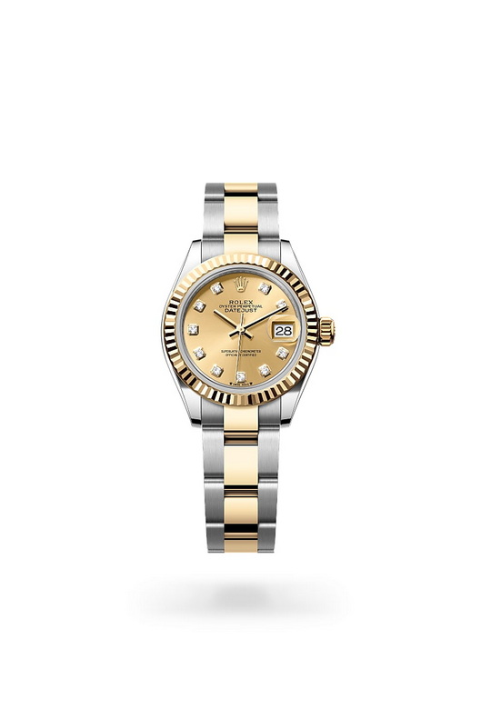 Rolex lady-datejust ในวัสดุ Yellow Rolesor, m279173-0012 - นำสว่าง